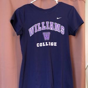 williams college dri-fit shirt